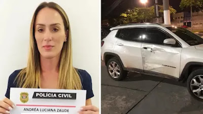 ‘Musa fitness’ tenta dar golpe em joalheria, atropela segurança e é presa