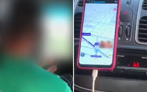 Mulher que filmou motorista de app assistindo a vídeo pornô diz que ficou nervosa e com medo