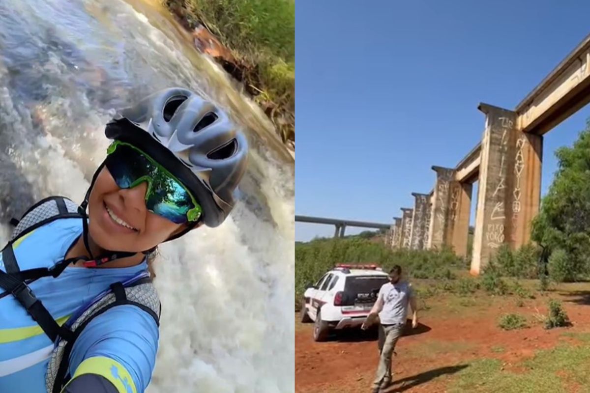 Ciclista morre ao se desequilibrar de ponte e cair de 27 metros