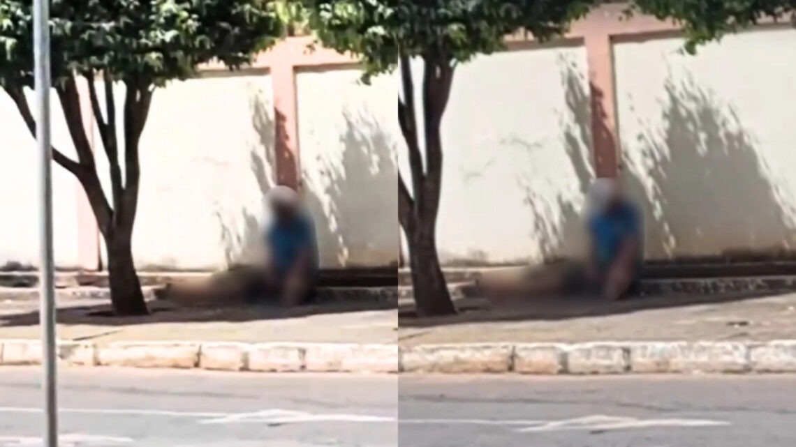 Homem é preso após se m3st!rb3r enquanto encarava mulher no meio da rua, em Caldas Novas