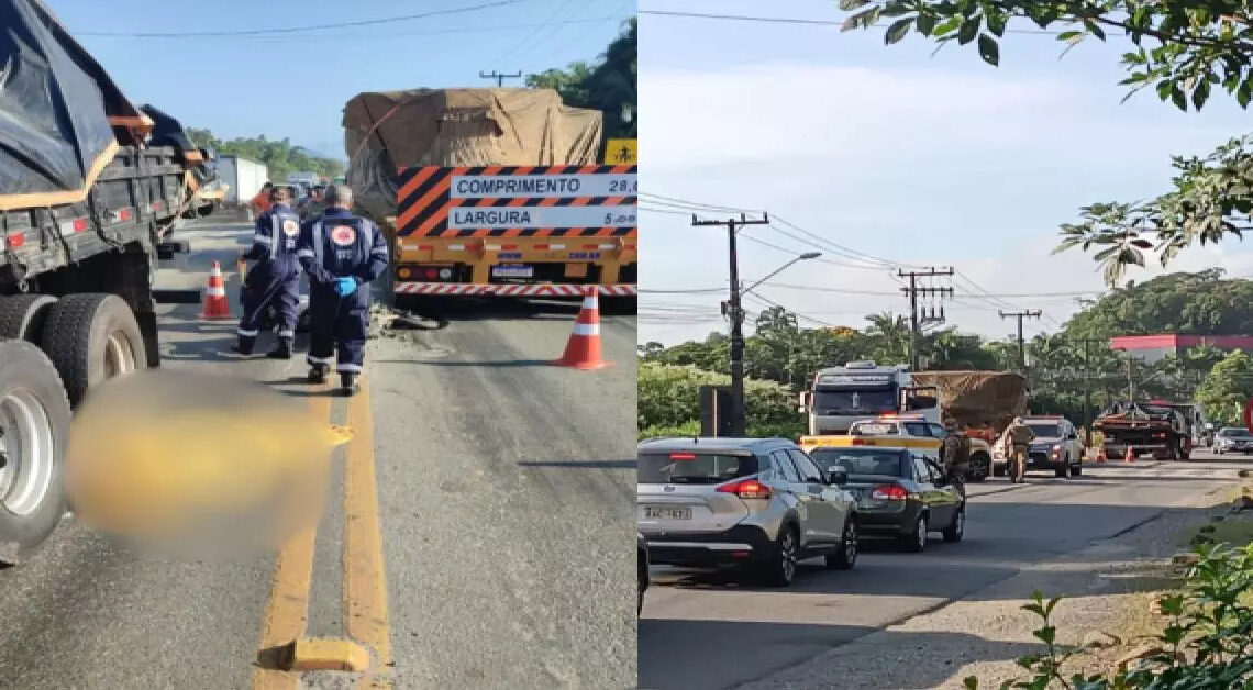 Mulher M8rre Após Ter Cabeça Esm3g3da Por Caminhão Em Rodovia De Joinville